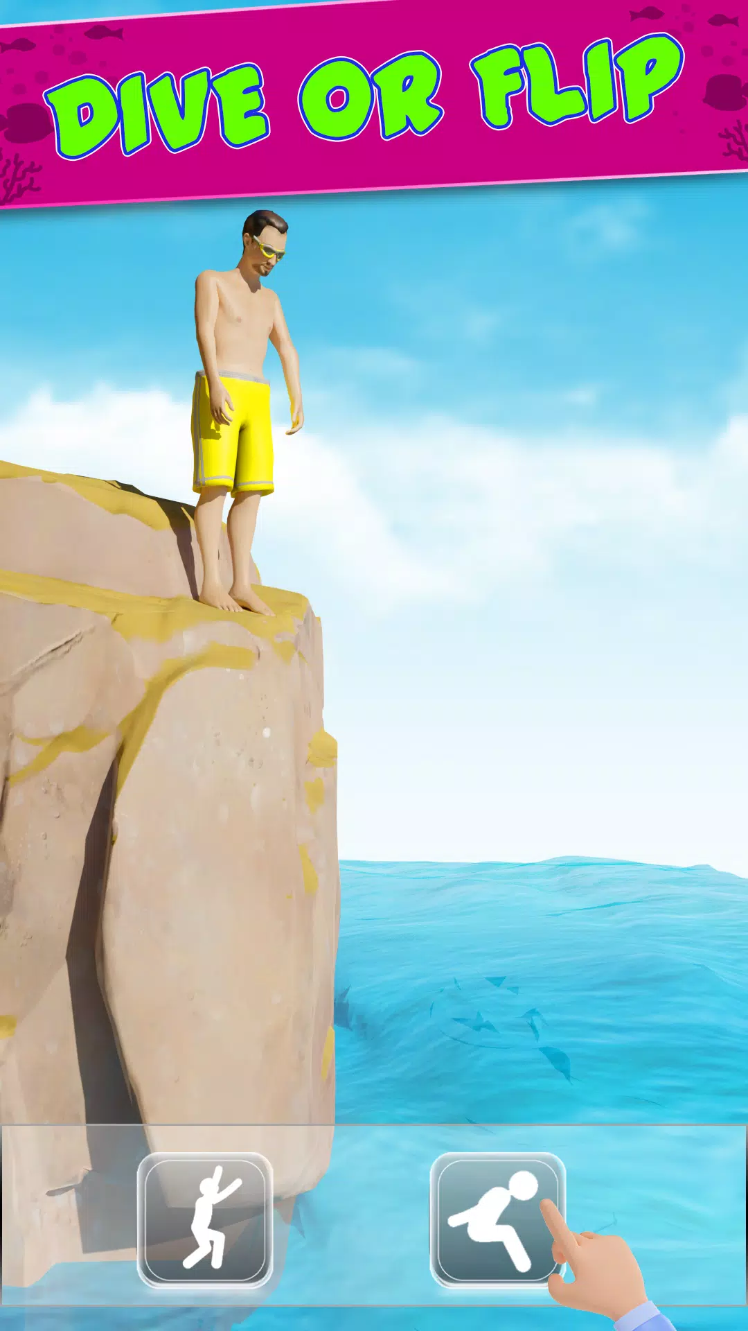 Cliff Flip Diving 3D Flip ဖန်သားပြင်ဓာတ်ပုံ 3
