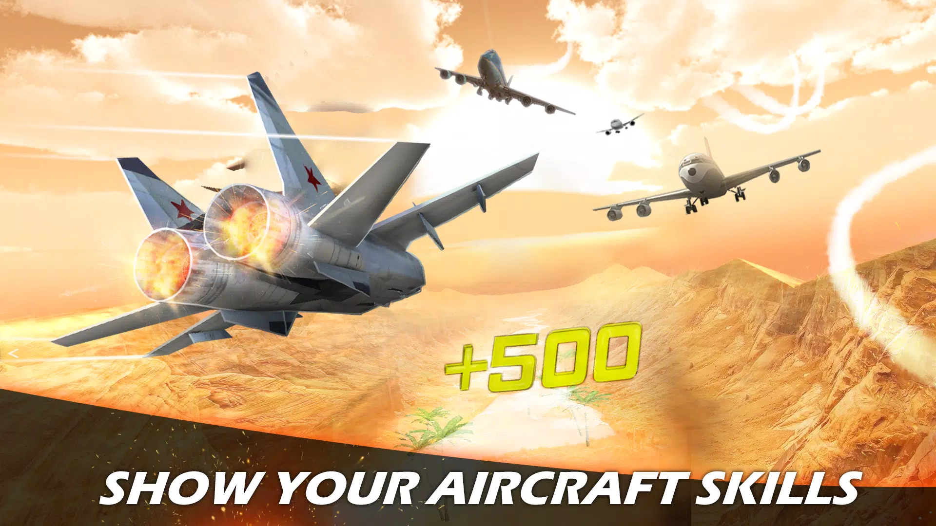 Jet Fighter Airplane Racing Capture d'écran 2