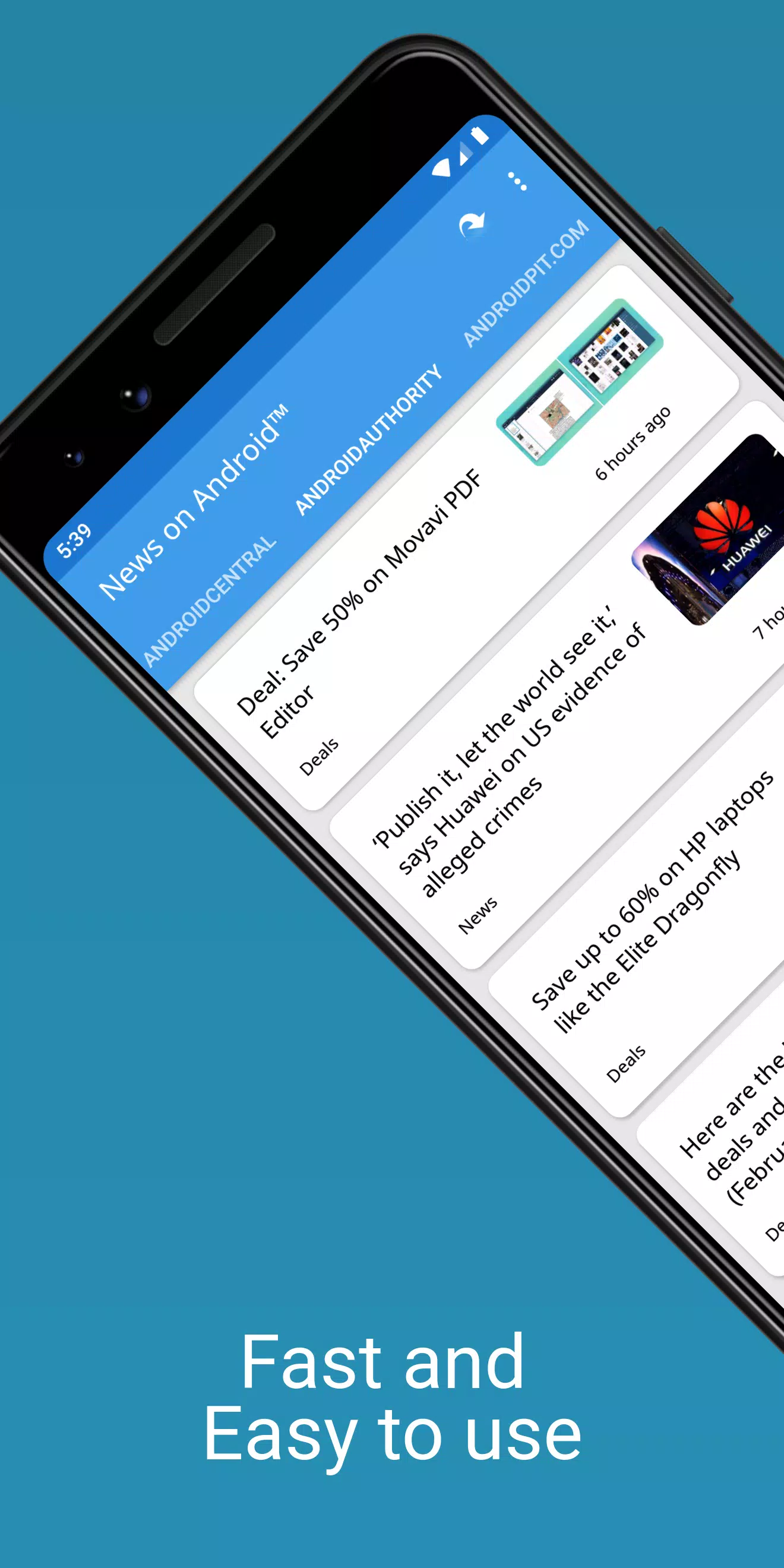 Nouvelles sur Android™ Capture d'écran 1