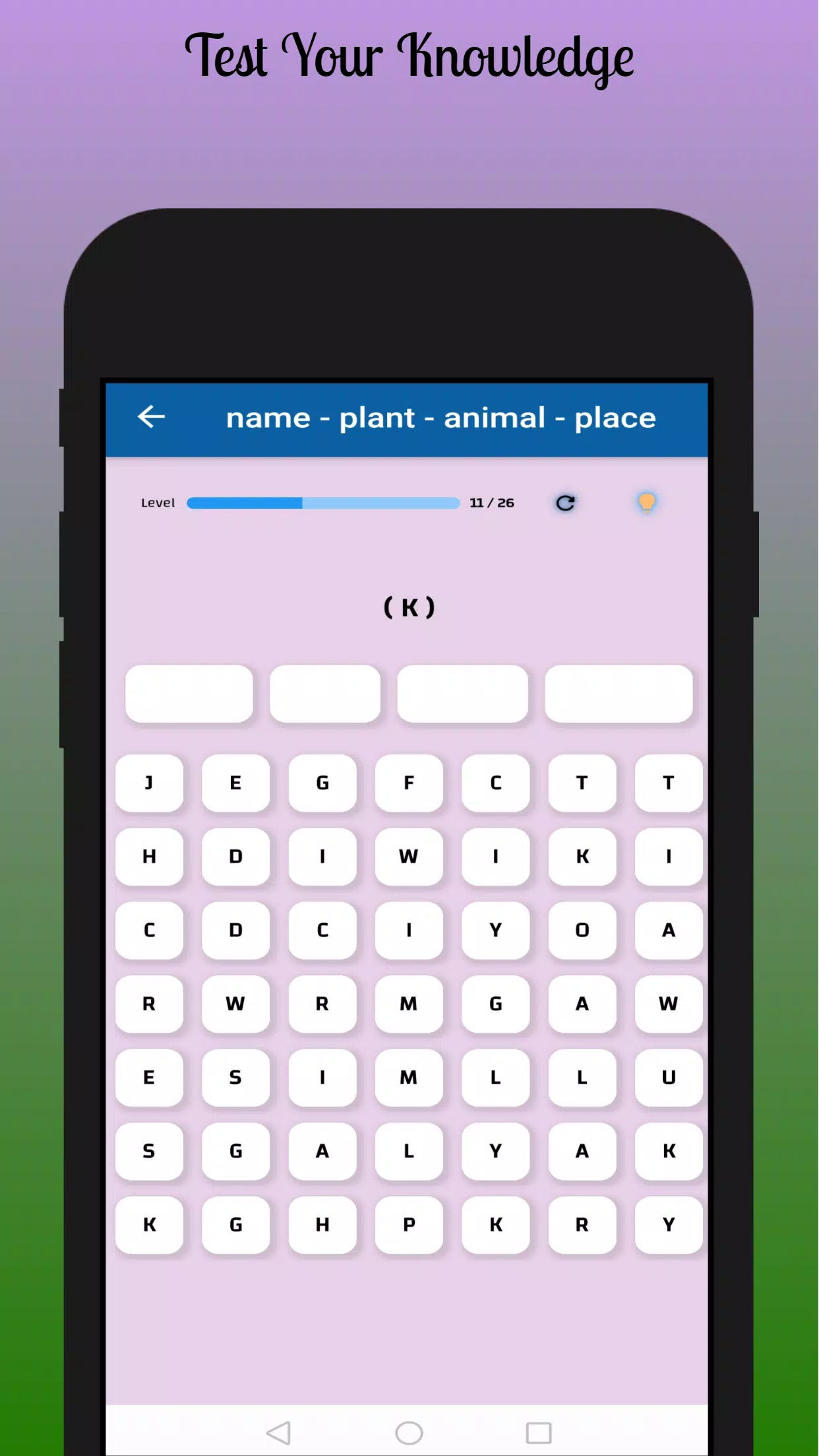 Name Plant Animal : Crossword Tangkapan skrin 1