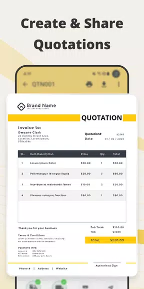 GimBooks: Invoice, Billing App 螢幕截圖 2
