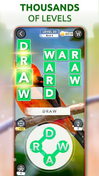 Schermata Word Connect - Words of Nature Mod 0