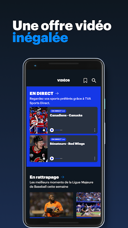 TVA Sports 螢幕截圖 2