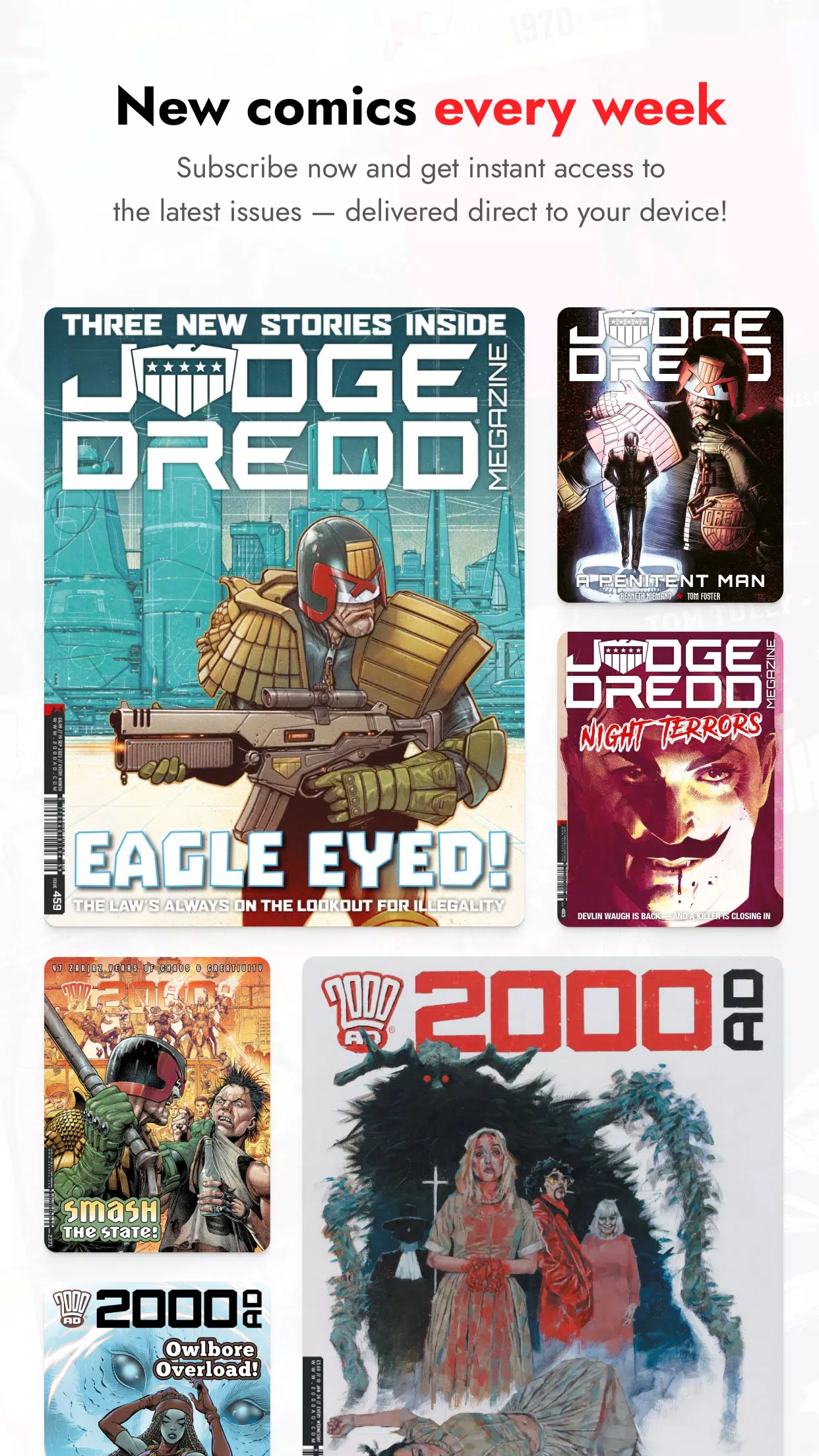 2000 AD Comics and Judge Dredd 螢幕截圖 3
