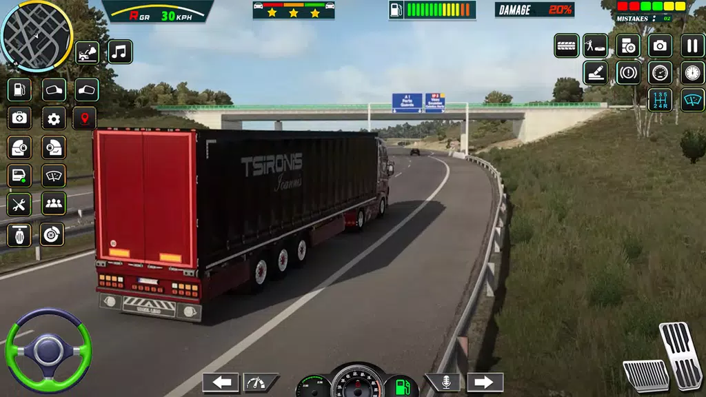 Real City Cargo Truck Driving Capture d'écran 3