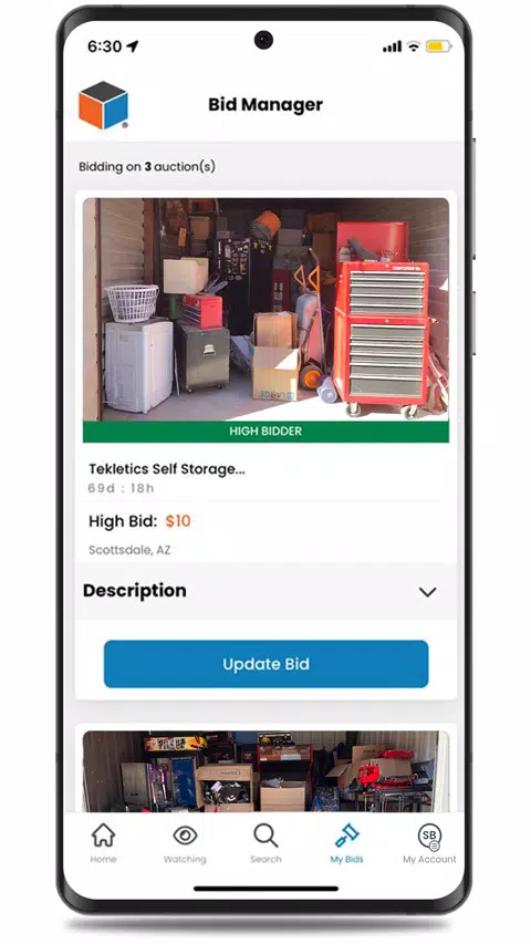 StorageTreasures Capture d'écran 3