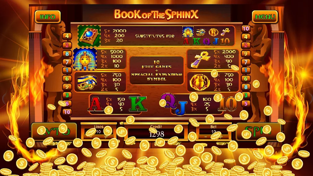 Book Of Sphinx Slot スクリーンショット 2