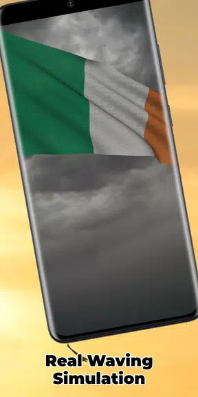 Ireland Flag Live Wallpaper Tangkapan skrin 3