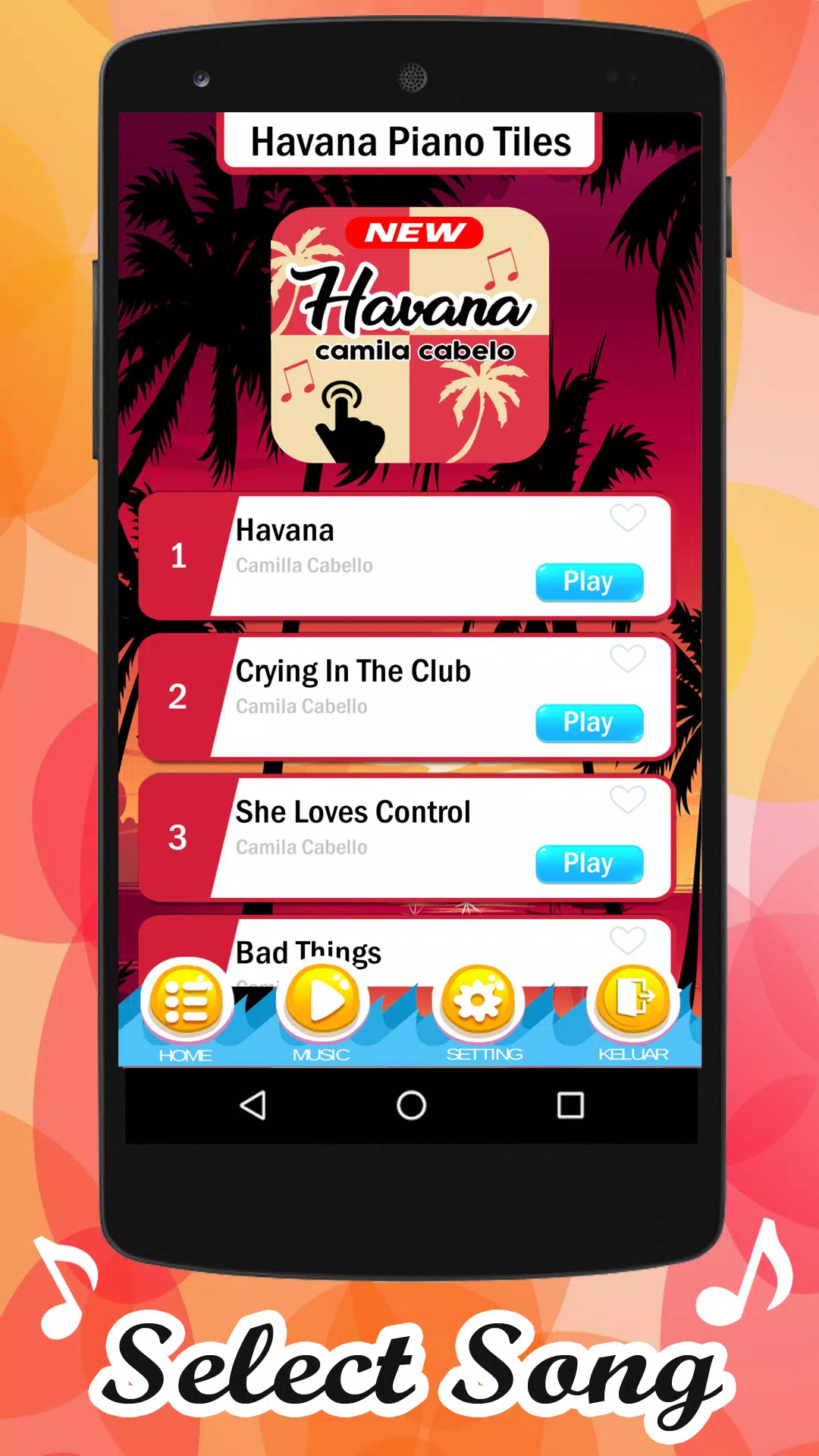 Havana Piano Tiles 螢幕截圖 1