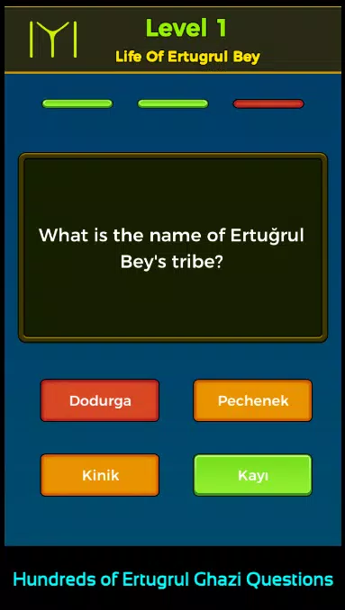 Schermata Ertugrul Ghazi Quiz Game 1