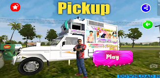 Schermata Mod bussid dj pickup simulator 2