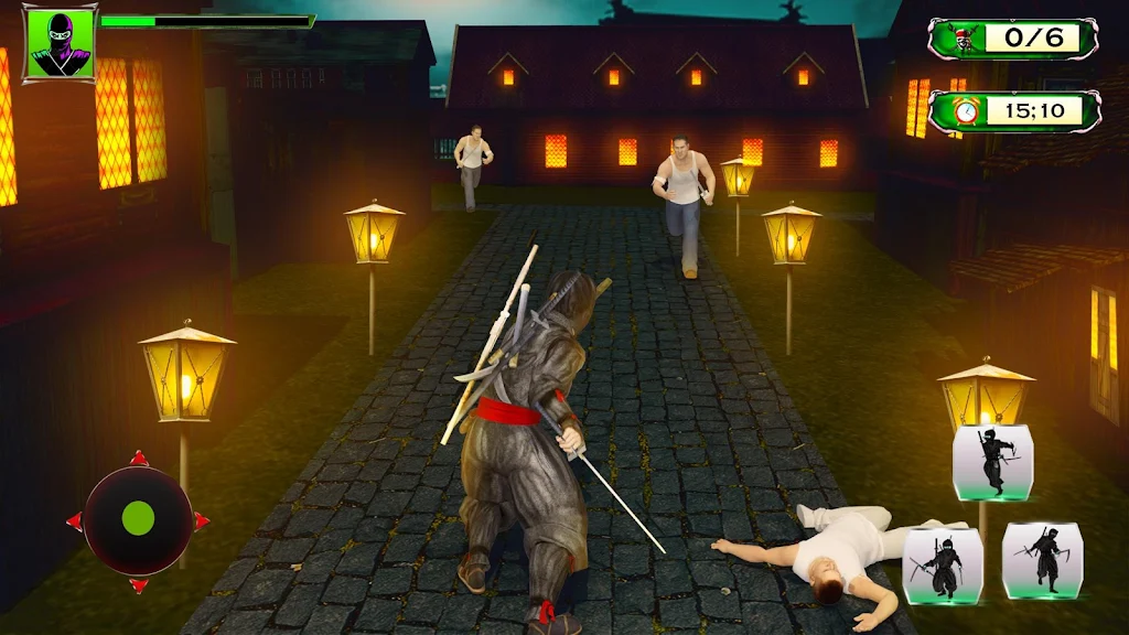 Ninja Hero Assassin Samurai Pirate Fight Shadow स्क्रीनशॉट 1