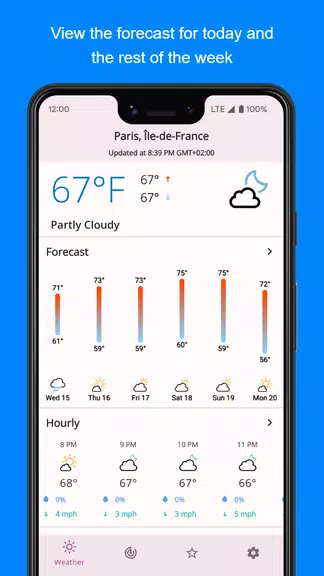 SimpleWeather Capture d'écran 0