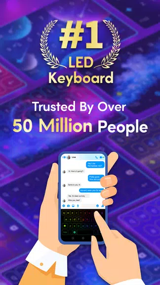 Neon LED Keyboard: Clavier LED Capture d'écran 0