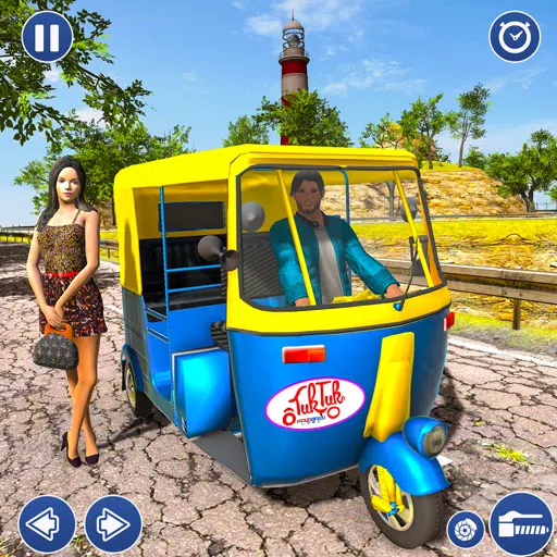 City Taxi Auto Rickshaw Game Capture d'écran 0