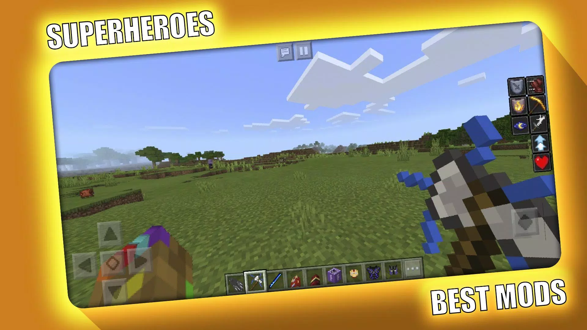 Superheroes Mod for Minecraft  スクリーンショット 1