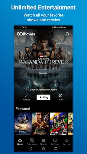 GoMovies: Watch Movies & Shows Schermafbeelding 0