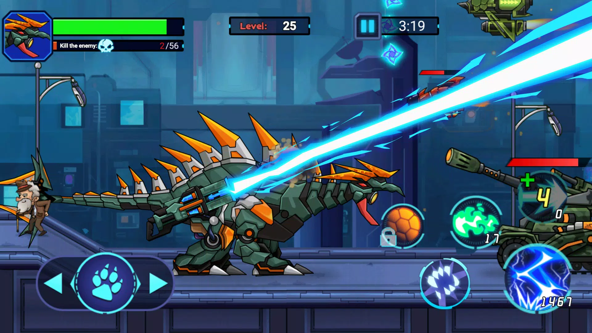 Mech Dinosaur War 螢幕截圖 1