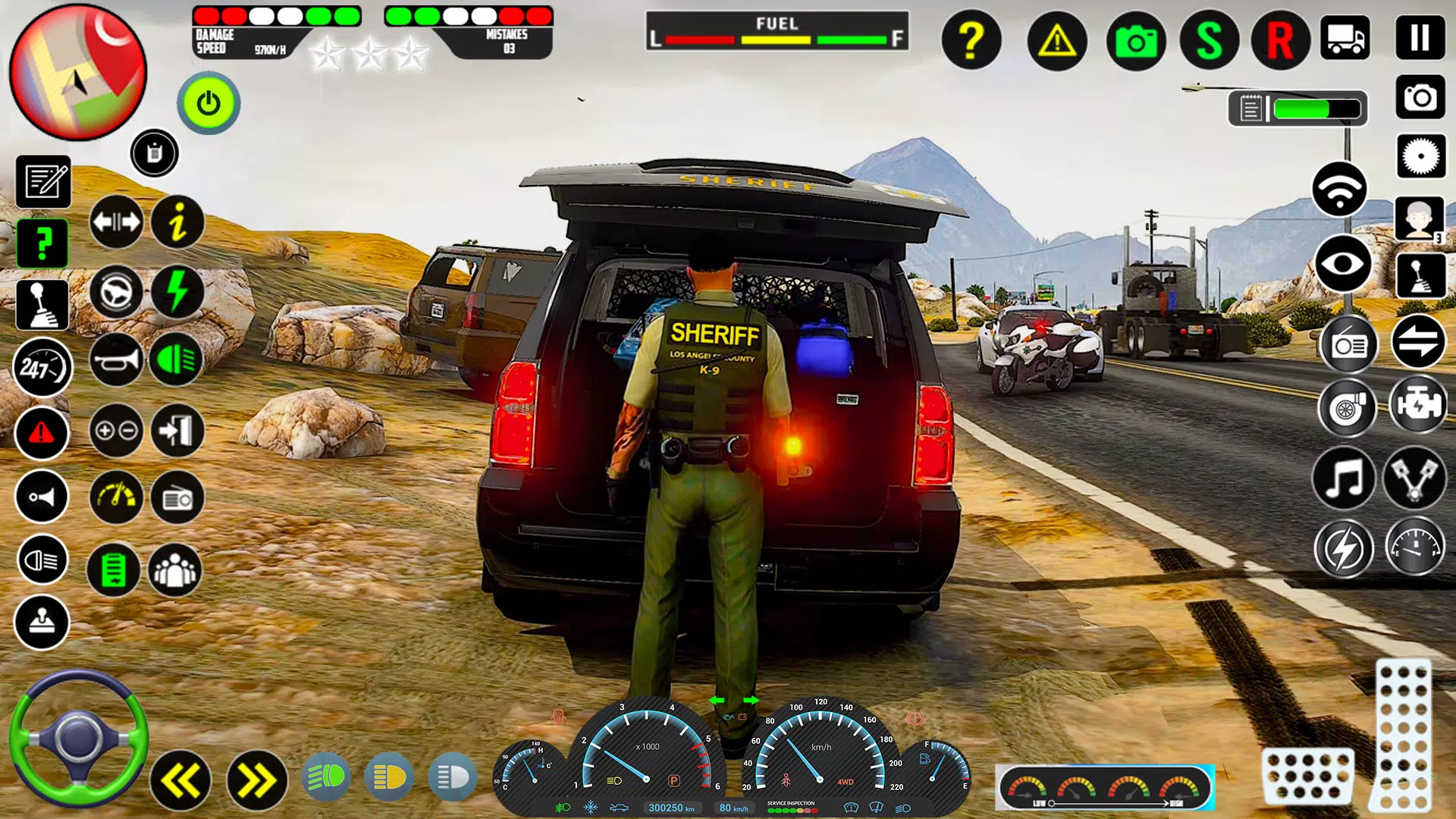 Real Police Chase Simulator 3d 螢幕截圖 1