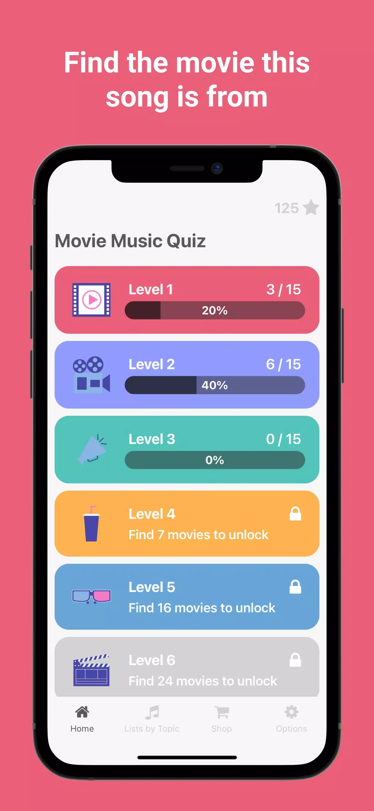 Movie Music Quiz Скриншот 0