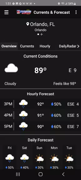 Schermata News 6 Pinpoint Weather - WKMG 1