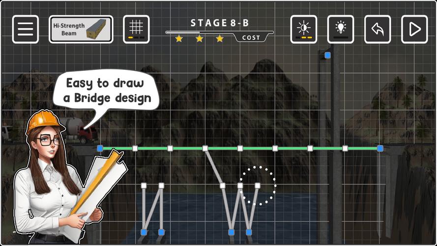 Master Bridge Constructor Скриншот 3