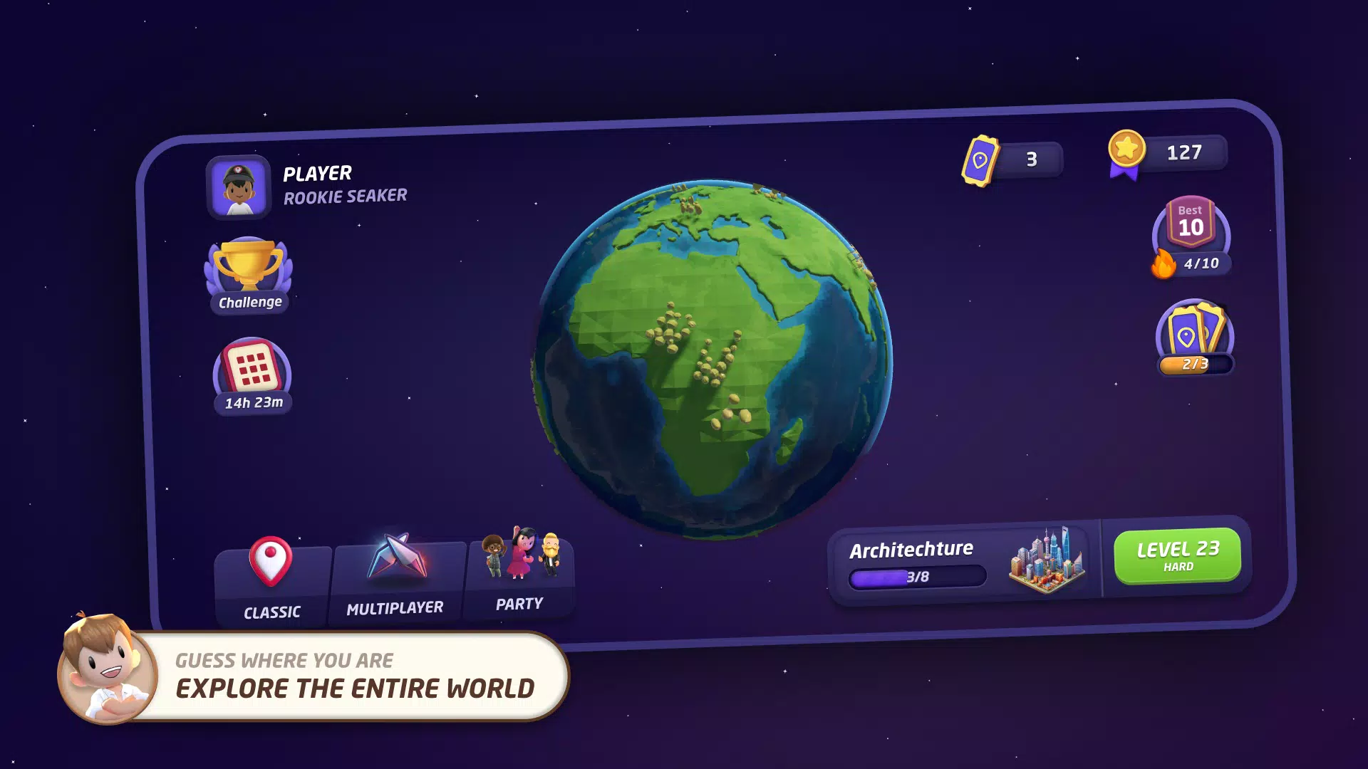 GeoGuessr ဖန်သားပြင်ဓာတ်ပုံ 1