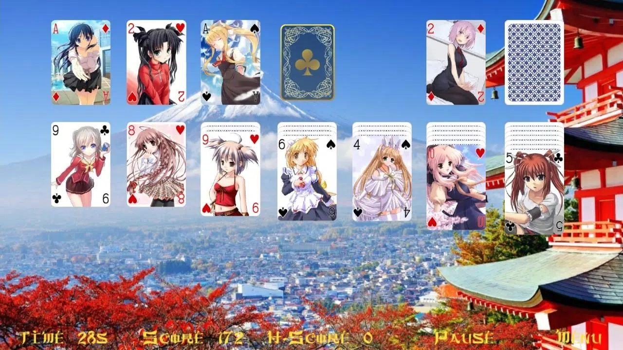 Miss Hentai Solitaire 螢幕截圖 0