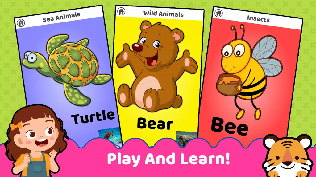 Animals for kids: Color & Draw 螢幕截圖 2