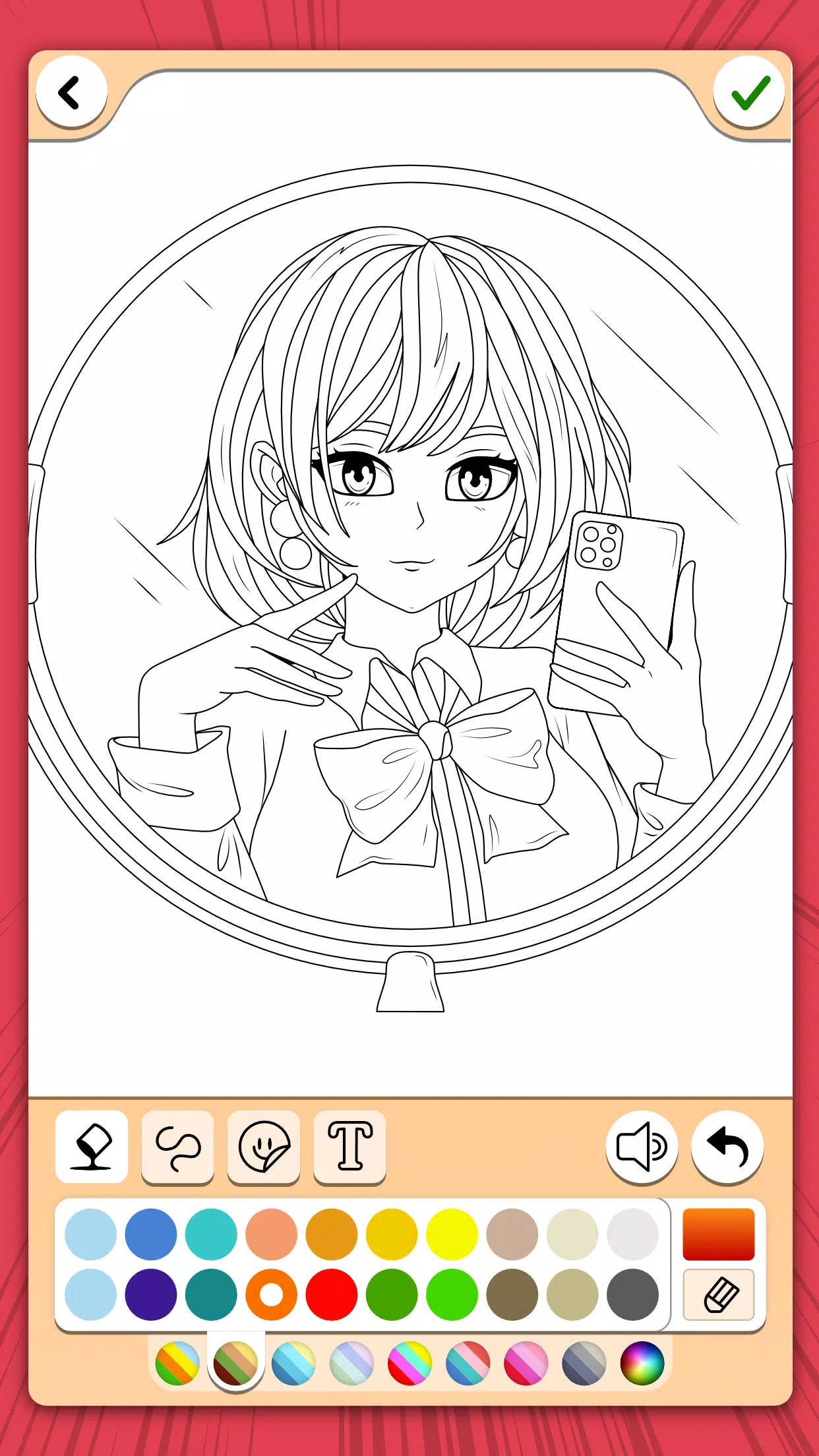 Manga Coloring Book ဖန်သားပြင်ဓာတ်ပုံ 1