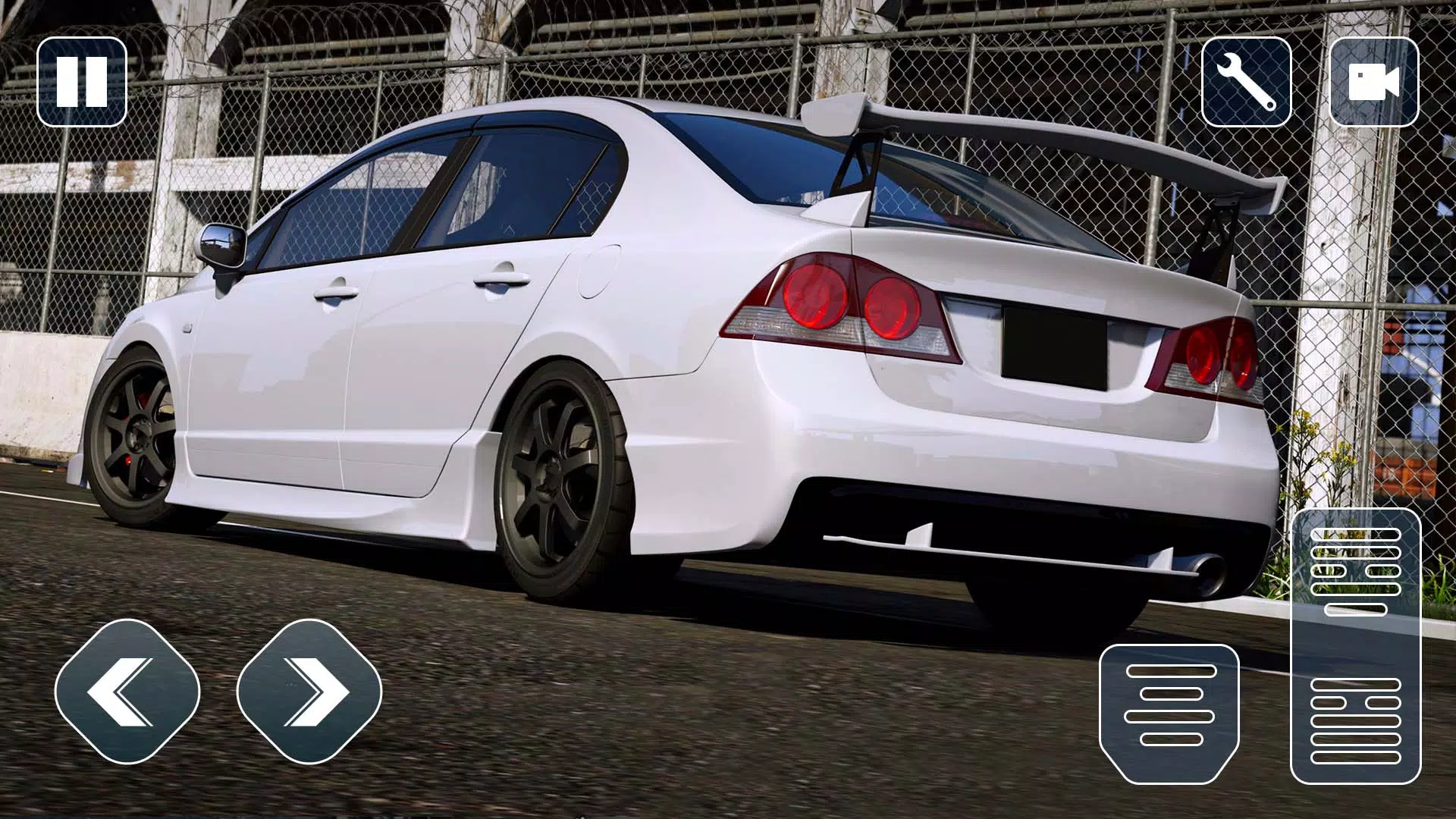 Furious Civic Car City Race スクリーンショット 0