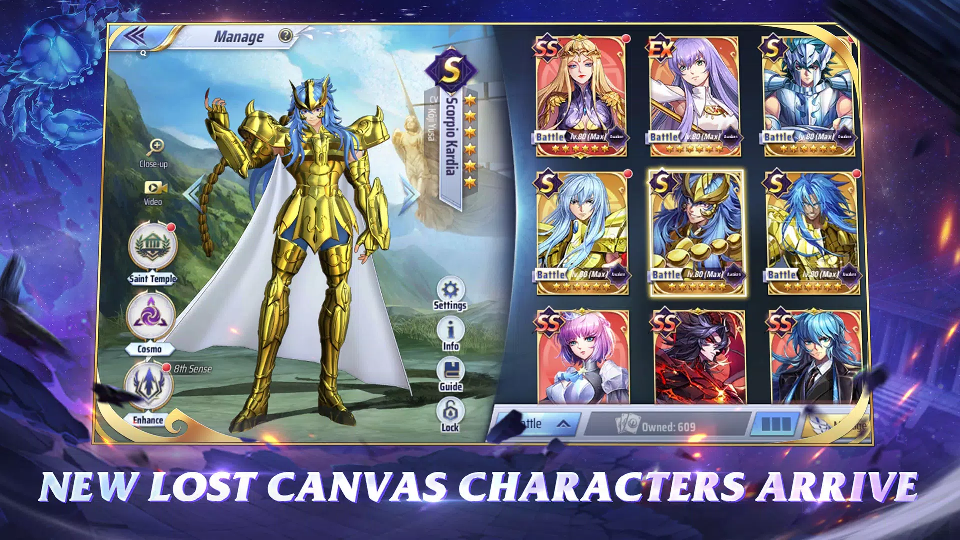 Saint Seiya Awakening: KOTZ 螢幕截圖 2
