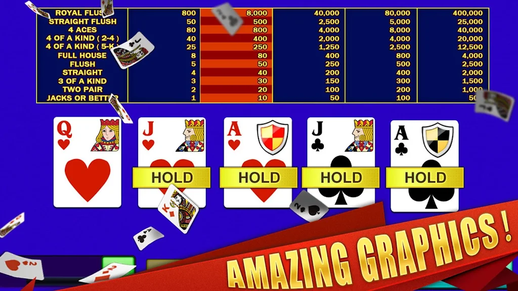 All American & Double Bonus - VIDEO POKER 螢幕截圖 3