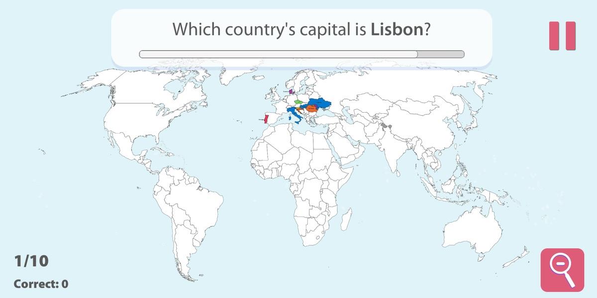 StudyGe - World Geography Quiz 螢幕截圖 3