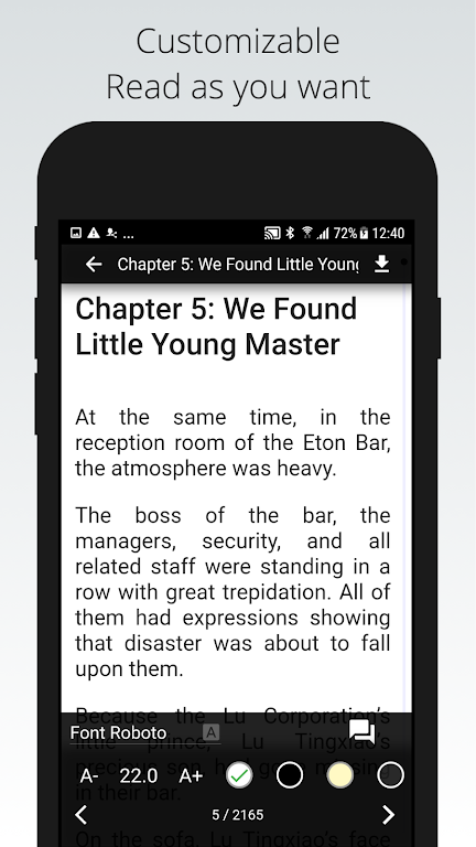Light Novel - Story Reader 螢幕截圖 2