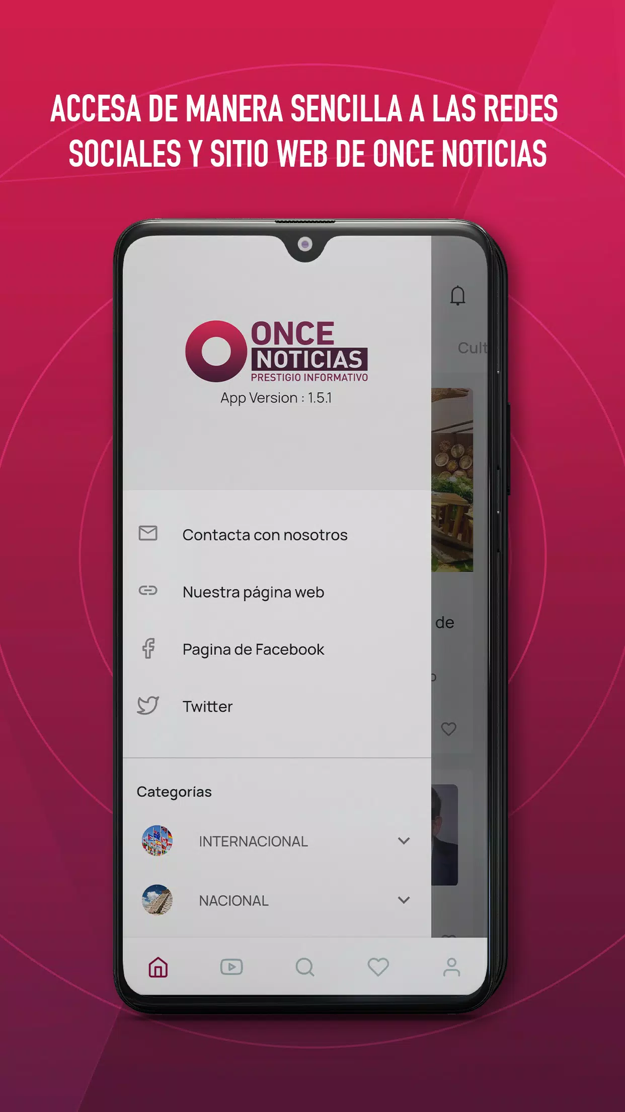 Schermata Once Noticias 0