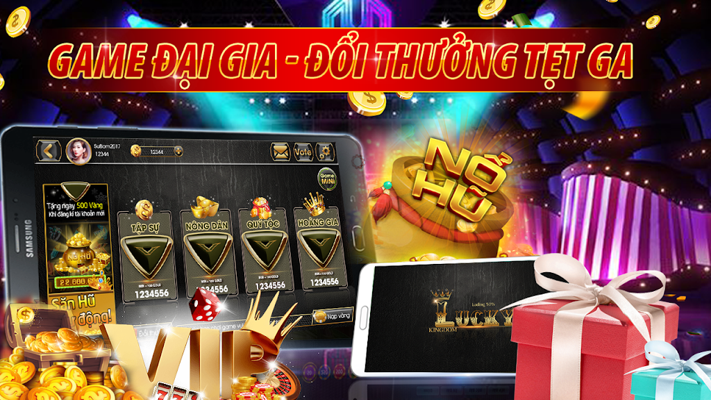 Slot - Vuong quoc lucky, Game Danh Bai Doi Thuong 螢幕截圖 2
