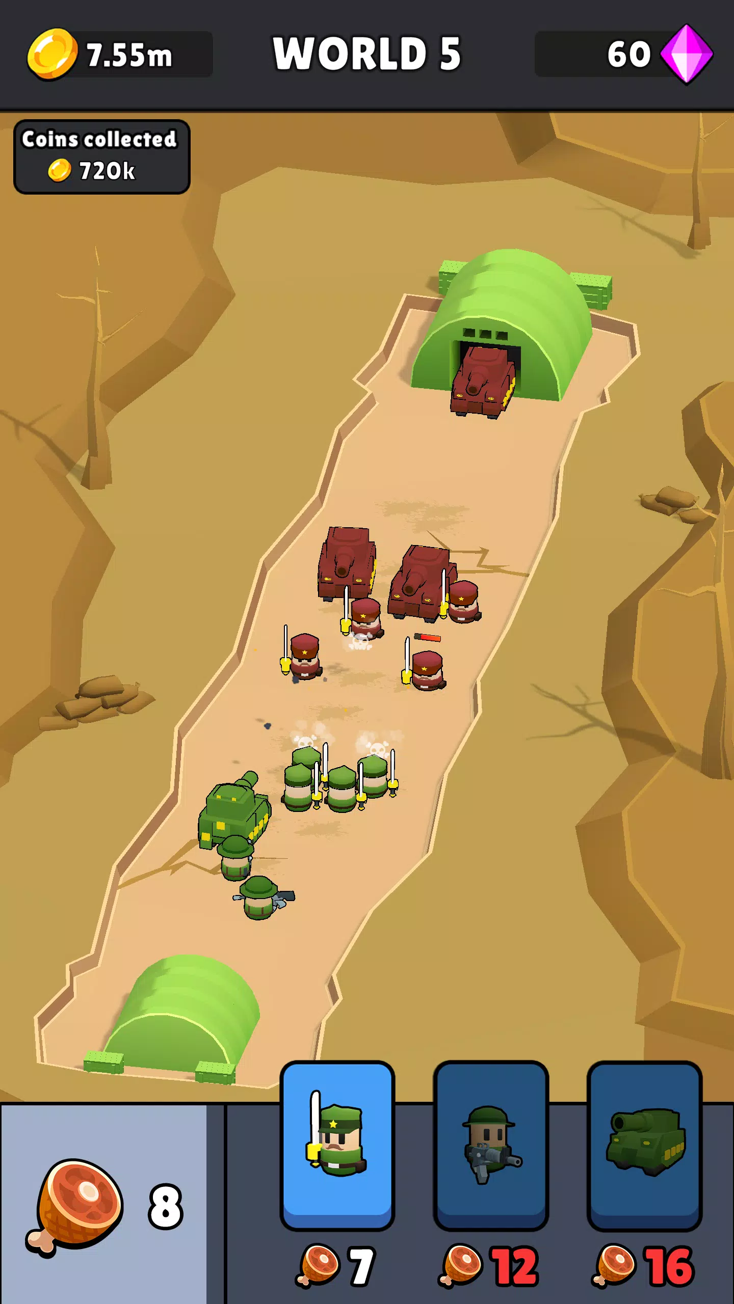 War of Tiny Warriors スクリーンショット 2