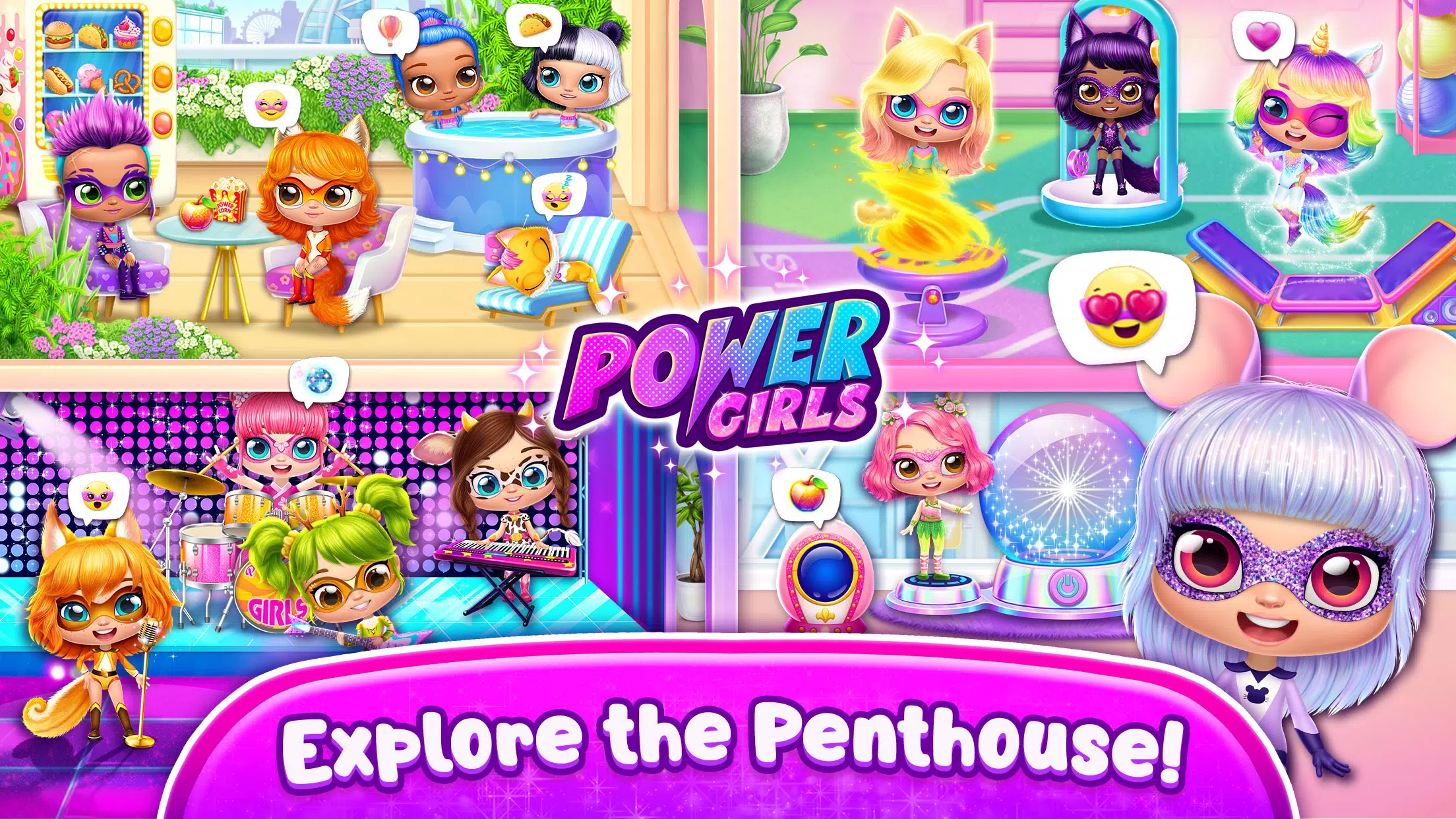 Power Girls - Fantastic Heroes স্ক্রিনশট 2
