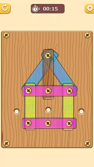 Nutty Puzzles: Screw and Solve 螢幕截圖 1
