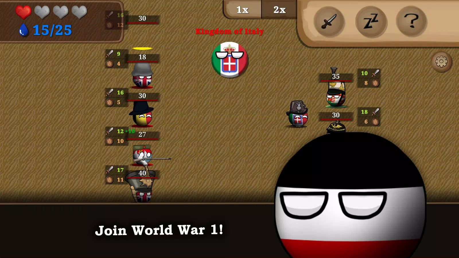 Countryball: Europe 1890 Ekran Görüntüsü 2