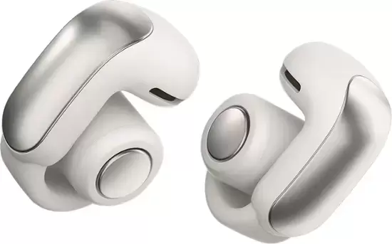 Bose - Ultra Open-Earl True Wireless Open Earbuds - White Smoke