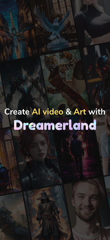 Dreamerland AI Art Generator Tangkapan skrin 2