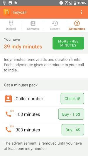 Schermata IndyCall Mod 3