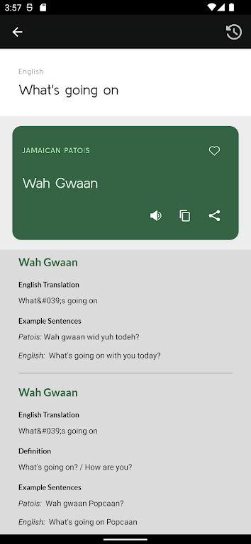 Schermata Jamaican Patwah Translator 2