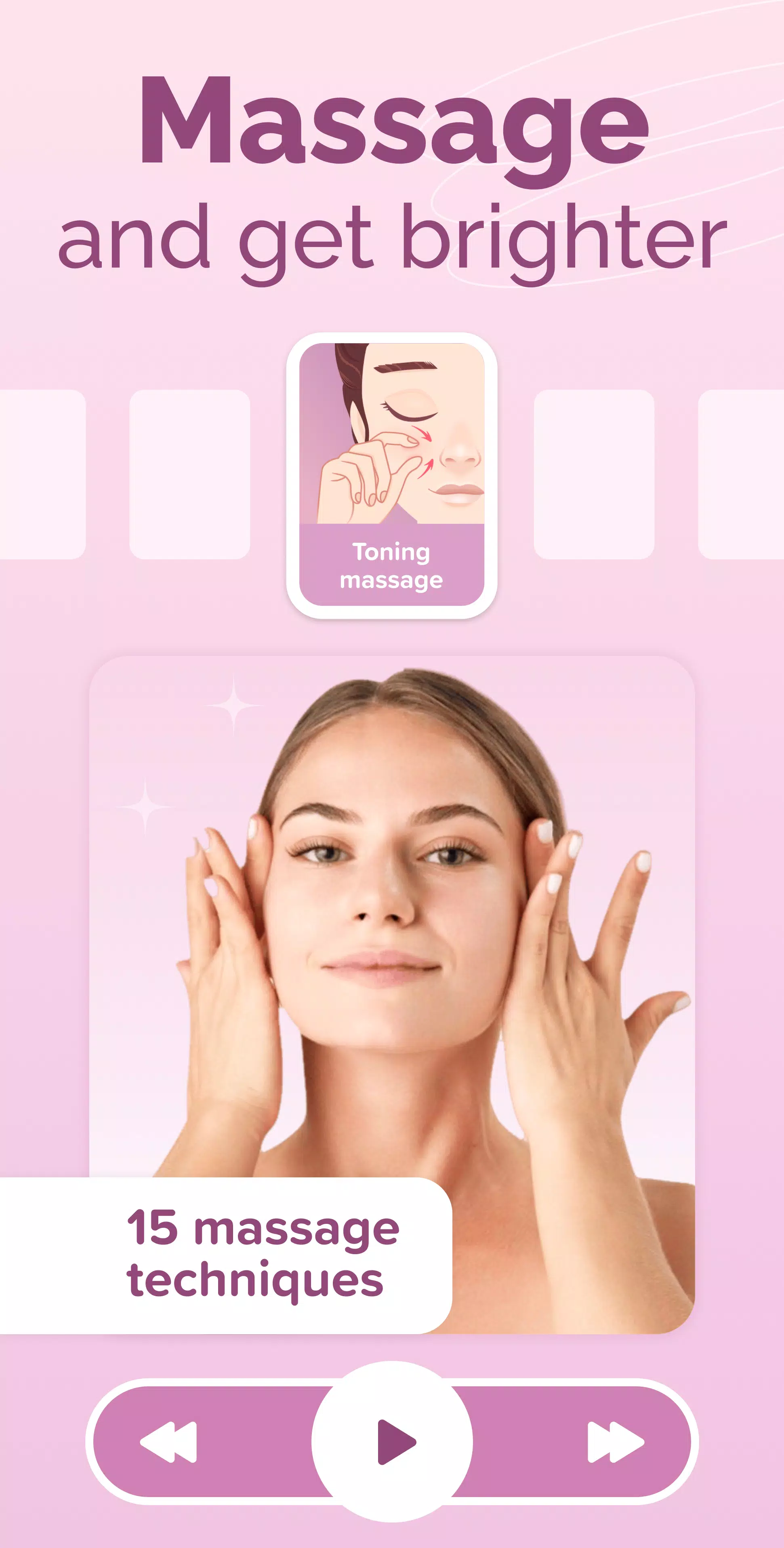 Massage Du Visage App - ForYou Capture d'écran 0