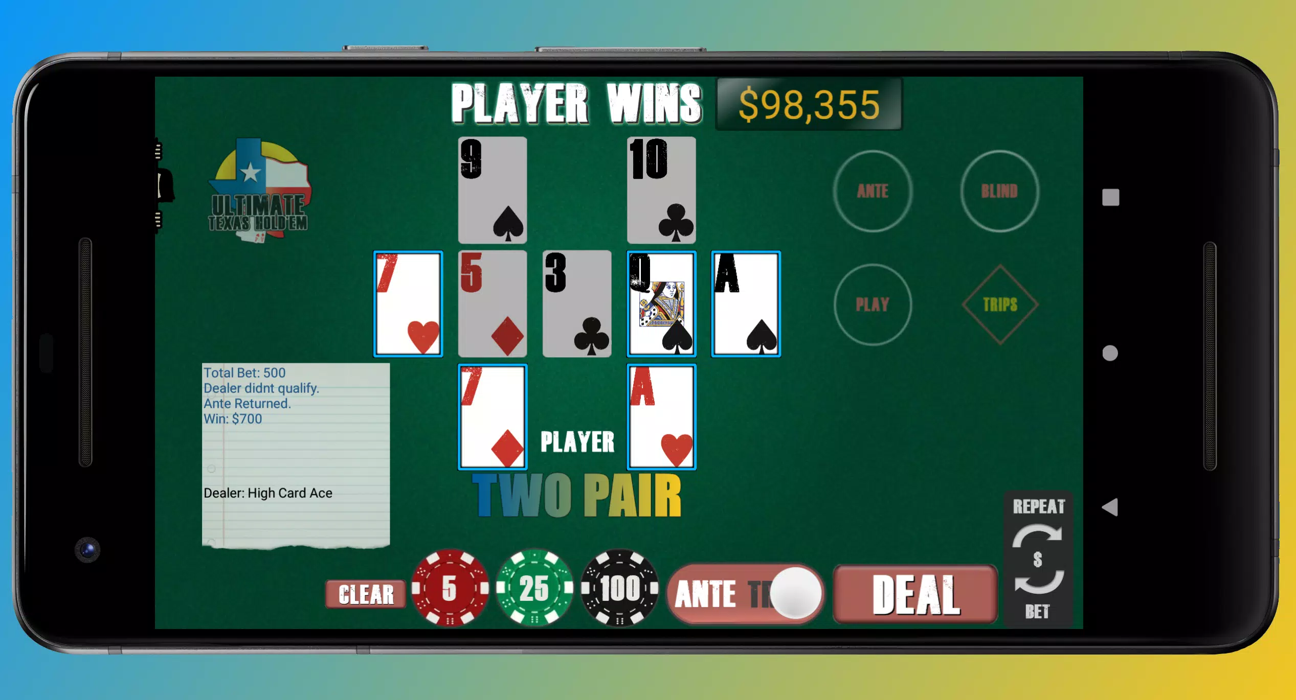 Texas Ultimate Holdem スクリーンショット 0