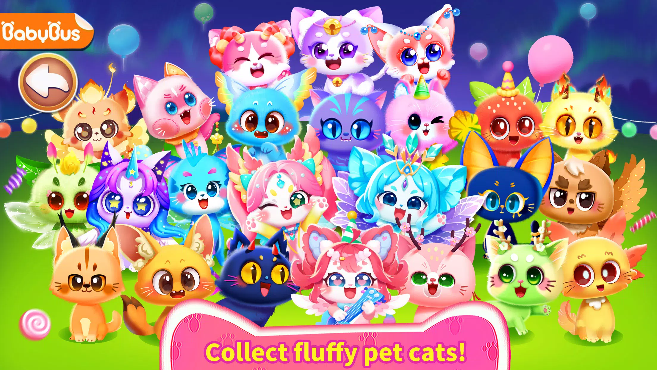 Little Panda's Cat Game ภาพหน้าจอ 0
