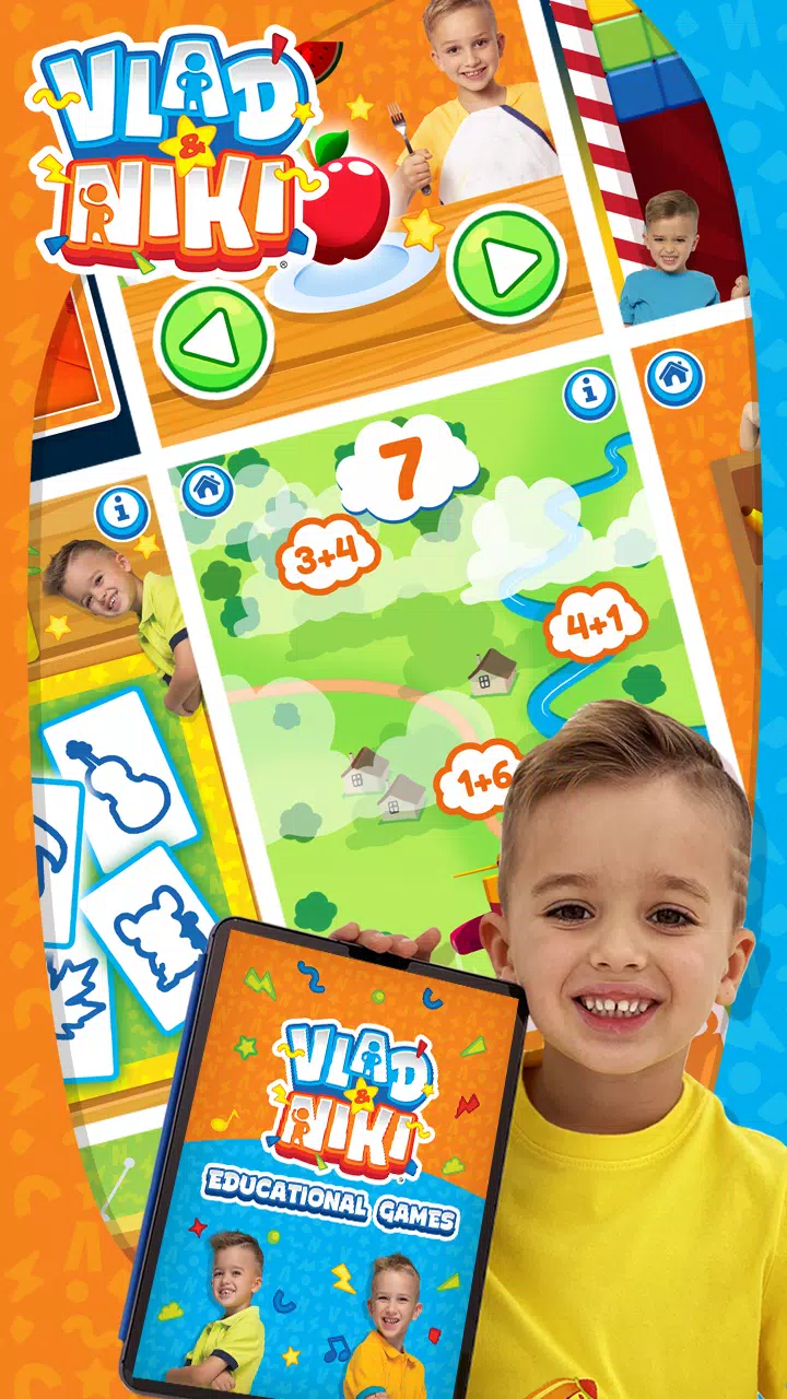 Vlad and Niki Educational Game 螢幕截圖 0