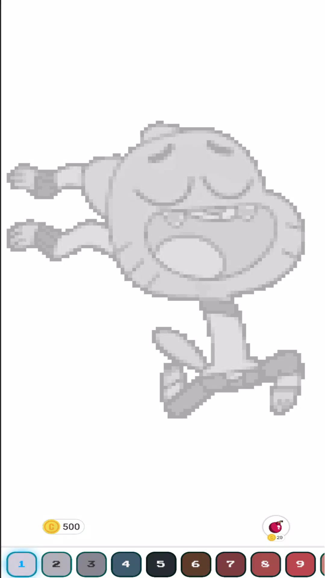 Gumball Pixel Art Coloring 螢幕截圖 0